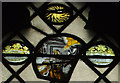 SO8519 : Holy Trinity - Ancient Stained Glass (7) by Rob Farrow
