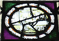 SO8519 : Holy Trinity - Ancient Stained Glass (14) by Rob Farrow
