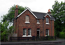 SJ6511 : Former Station House by Gordon Cragg