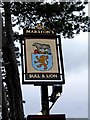 Bull & Lion pub sign, 48 High Street