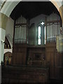 The organ at St Mary