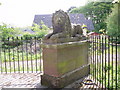 Lion statue