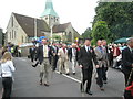 Harting Old Club members beginning their parade