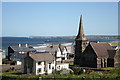 Christ Church, Castlerock  from a hill by Tunnel Brae