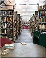 One of the aisles in Barter Books, Alnwick