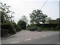 Junction of Hawkley Road and the footpath to the Farnham Road