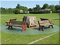 Tree Stump and Benches