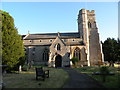 All Saints Church, Emberton, Bucks in the evening sunshine