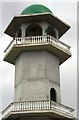 Minaret of the Central Mosque of Brent, Station Parade NW2