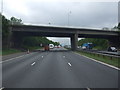 M62 westbound A61 Leeds Road flyover