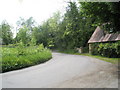 Bend in Island Farm Lane