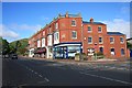 Block of shops in Malvern Link