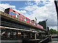 DLR Viaduct From Heron Quay