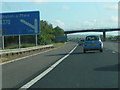 ST3864 : Approaching junction 21, southbound, on the M5 by Rob Purvis