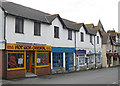 Parade of shops and businesses