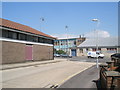 Looking from Wises Court out into Mumby Road