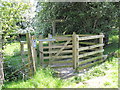 Gate and new Footpath