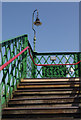 SU5832 : Footbridge at Alresford Station by Stephen McKay
