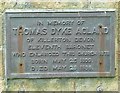 Plaque on the church, Bude