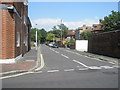 Looking from Stoke Road into Prince of Wales Road