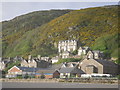 Barmouth and the hillside beyond