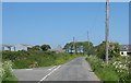 Road junction south of Rhos-Engan farm