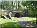 Former canal bridge over Morriston footpath