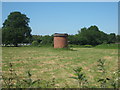 Air shaft to a railway tunnel