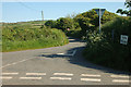 Lane junction at Trefin