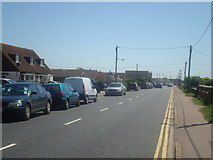TQ9618 : Lydd Road, Camber by Stacey Harris