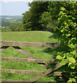 SN5818 : Gate at end of Fisher's Wood. by John Duckfield