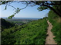 Approaching Prestatyn along the escarpment above Meliden