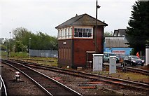 SP4640 : Banbury South Signal Box by Steve Daniels