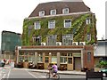 Living wall on The Drivers pub and restaurant