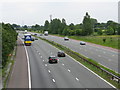 SJ7085 : M56 Motorway, Looking East by Peter Whatley