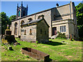 Cadder: Parish Church, watchhouse and iron mortsafe