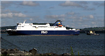 J3778 : The 'European Causeway' approaching Belfast by Rossographer