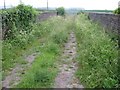 SP9412 : The farm track over a main line railway bridge by Chris Reynolds