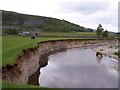 SD9471 : River erosion in Littondale by Raymond Knapman