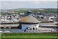 View over Whitehaven Harbour beyond The Beacon