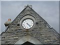 The clock on Bessbrook Institute