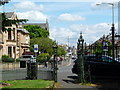 Looking towards John Finnie Street from the gates of Howard Park