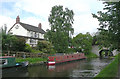 Pub, canal and bridge at Wheaton Aston, Staffordshire