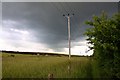 Storm clouds over the bridleway to Didcot