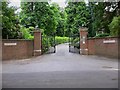 Gateway to Enton Hall on Water Lane near Milford