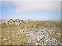 NO1676 : Cairn and trig point on Glas Maol by Richard Law