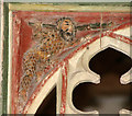 TG2202 : The church of St Remigius - C15 rood screen detail by Evelyn Simak