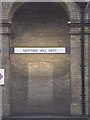 Notting Hill Gate Underground Station sign