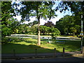 Summer morning at Tettenhall Green paddling pool