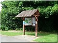 Information sign in Rouken Glen Park